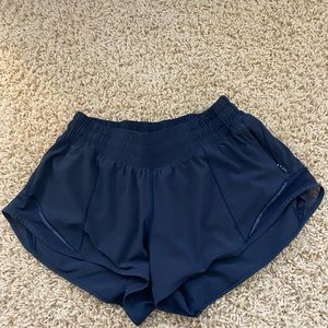 navy lululemon shorts size 0